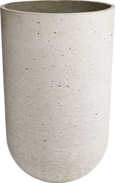 a concrete planter is shown on a white background