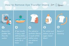 how to remove dye transfer stains from t - shirts and other things in the sink