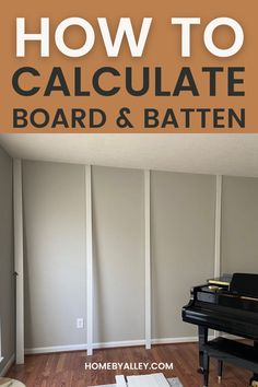 how to calculate board and batten Farmhouse Style Trim, Diy Board And Batten Wall, Cheap Renovations, Diy Board And Batten, Room Improvement, Cabin Renovation, Shiplap Wall Diy