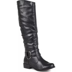 Brand New - No Box (Damaged) Take On The Season In Style With Tall Riding Boots By Journee Collection. These Fashionable Knee Boots Feature Premium Faux Leather ( Polyurethane ) Uppers That Rise To A Knee-Height. Circumference - 15.5" Faux Leather ( Polyurethane ) Upper, Man-Made Outsole Heel Height/Type - 1" Stacked Block Shaft Height - 17" Style - Inside Zip Polyurethane Top Rated Seller Fast Shipping Smoke Free Reasonable Offers Considered : Gift Athletic Holiday Luxury Ladies Woman’s Wear Su Womens Tall Boots, Wide Calf Riding Boots, Womens Riding Boots, Equestrian Boots, Black Riding Boots, Tall Riding Boots, Wide Calf Boots, Block Heel Boots, Leather Riding Boots