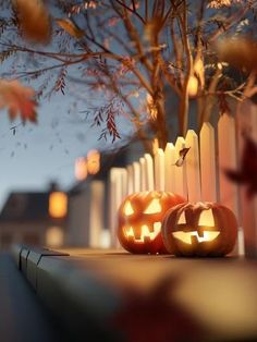 size: 12x9in Photographic Print: Halloween Street Decorations at Night by Solarseven : Halloween Backyard, Diy Halloween Porch, Party Ideas Halloween, Outside Halloween Decorations, Halloween Street, Halloween Party Ideas, Halloween Porch Decorations, Halloween Porch, Halloween Decorations Indoor