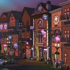 Sims Halloween House, Sims Realm Of Magic, Sims 4 Realm Of Magic Cc Furniture, Sims 4 Realm Of Magic Cc, Sims 4 Magic Cc, Sims 4 Realm Of Magic, Witch Village, Ts4 Lots