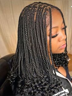 Box Braids Short, Latest Hairstyles For Ladies, Latest Hair Braids, Braids Short, Short Box Braids Hairstyles, Braided Hairstyles For Black Women Cornrows, Short Box Braids, Big Box Braids Hairstyles, Feed In Braids Hairstyles