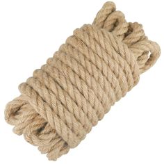 PRICES MAY VARY. 【Rope Premium Material】 Rope made of natural jute,our jute rope is NON-IMPURITY,strong,durable,wear-resistant,and UV resistant.It provides excellent strength and durability even under harsh conditions. 【Jute Rope Carrying Capacity】 Our 4-strand twisted jute rope is sturdier and has a stronger load-bearing capacity than ordinary rope. Thick twine rope moderately soft, easy to bend and knot, and can be cut to fit your application. 【Twine Rope Size】33ft long and 1/2 inch（12mm） thic Rope Rug, Wedding Wine Bottles, How To Make Coasters, Decorated Flower Pots, Nautical Rope, Cat Nails, How To Make Rope, Gift Ribbon, Cat Scratching Post