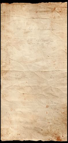 an old piece of parchment paper with some writing on the bottom and one corner missing