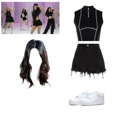 Blackpink Inspired Outfits, Blackpink 5th Member Outfits, Korean Outfits Kpop, Blackpink Outfit, Kpop Clothes, Outfit Kpop, Blackpink 5th Member, Korean Outfit Street Styles