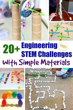 Stem Engineering Activities, Simple Stem Activities, Science Experience, Stem Camp, Kindergarten Stem, Elementary Stem Activities, Fun Stem Activities, Easy Stem, Stem Projects For Kids