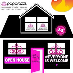 an open house is welcome to papaarazzi