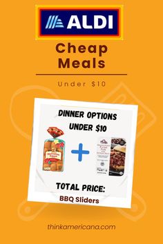 an advertise for cheap meals under $ 10