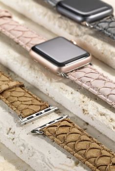 Apple Watch Fancy Band/ Bracelet – The Nod Boutique Trendy Gold Watch With Leather Strap, Trendy Gold Watch Accessories With Leather Strap, Trendy Gold Leather Watch, Trendy Gold Leather Apple Watch Band, Trendy Gold Watch Band With Leather Strap, Trendy Gold Leather Strap Watch Band, New Apple Watch Bands, Apple Watch Wristbands, Apple Watch Bands Women