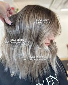 Redken Recipes: Shades EQ & More Haircolor Formulas | RedkenPro 7nw Shades Eq, Haircolor Formulas, Root Touch Up, Redken Shades Eq, Get The Look, Hair Color, Shades, Hair