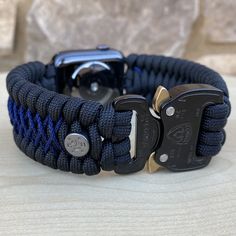 "FREE USPS PRIORITY MAIL SHIPPING FOR DOMESTIC US ORDERS (Includes U.S. Military APO/FPO Address Overseas) Thank you for visiting our shop \"Cording 2U\". A veteran owned business. Handcrafted Paracord wearables customized \"According To You\". Handcrafted with 100% Nylon Paracord \"MADE IN USA\" Our Products include: 🔹Custom handcrafted watch bands according to your wrist size, style, and color of choice. If you don't see it in our page yet, please contact us and we can discuss your options. ? Durable Custom Watch Accessories For Everyday Use, Customizable Watch Bands, Customizable Custom Watch Accessories For Everyday Use, Black Paracord Bracelet Strap Watch Band, Durable Black Watch Bands For Customization, Durable Adjustable Blue Watch Bands, Adjustable Black Watch Bands For Customization, Customizable Adjustable Blue Watch Bands, Black Watch Bands With Bracelet Strap For Customization