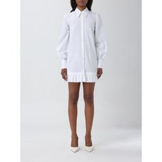 Spring/Summer 2024 Off-White Dress Woman White Size Type: It Sku: Gig-Owdg008s24fab001 ~ 0101 Welcome To The Official Luosophy Poshmark Closet! Luosophy Is A Luxury Brand Reselling Company Founded In San Diego, Ca From 2016. All Our Products Are Imported From Italy And Sold In The Usa. We Do Our Best To Provide High Fashion, Luxury Items At Affordable Prices. We Guarantee All Our Products Are 100% Authentic. Shop With Us And You Will Forget About Shopping At Department Or Brand Name Stores. Our White Mini Dress For Formal Summer Occasions, White Summer Mini Dress For Formal Occasions, Chic White Shirt Dress, Feminine White Shirt Dress For Daywear, White Feminine Shirt Dress For Spring, Feminine Fitted White Shirt Dress, Formal Feminine White Shirt Dress, White Mini Shirt Dress For Workwear, Chic White Shirt Dress For Formal Occasions