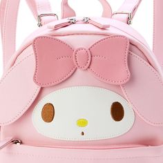 Face Shaped Backpack is released at Japan Sanrio Store on Today~! A rucksack that you can enjoy going out together☆ The back style is also cute and has a face design★The contents can be taken out from the back, so it's perfectly functional♪ Size: About 21 x 11 x 25cm Shoulder length: about 59-110cm Material: PU Detail: Double zipper closure (can be opened and closed with a zipper on the back) 1 zipper pocket*Model height: 162cm Photo credit: Japan Sanrio Store My Melody Face, Facebook Face, Sanrio Store, Sanrio My Melody, Flat Pouch, Pocket Model, Cute Backpacks, Face Design, My Melody