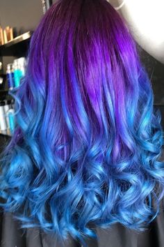 26 Blue Hair Color Ideas: Top Trending Shades For 2023 Hair Color For Dark Hair, Color For Dark Hair, Blue Hair Color Ideas, Trendy Hair Color Ideas, Dramatic Hair Colors, Blue Hair Color, Dyed Hair Blue