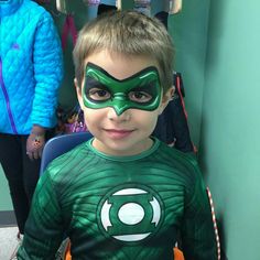 Green Lantern Costume, Lantern Costume, Green Face Paint, Hulk Birthday, Face Painting Easy, Best Superhero