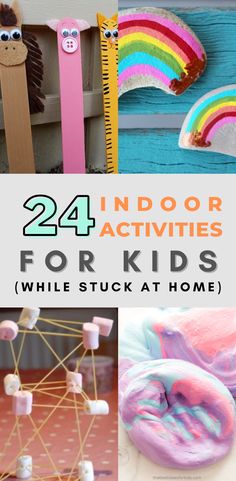 24 indoor activities for kids that are fun and easy to do with the kids at home