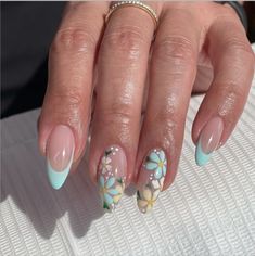 Fresh Nail Designs, Spring Nails Gel, Nails Biab, Nails Images, Nails Easter, Nails Classy, Nails For Kids, Flower Nail