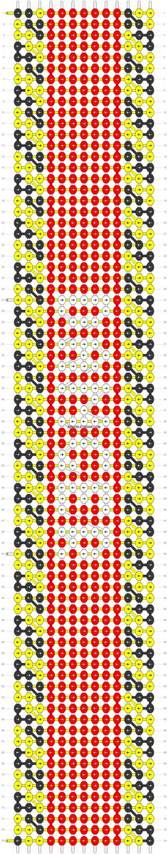 an image of a pattern that looks like it is made out of red, yellow and black