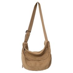 UAKISS - Trend Crossbody Bags For Women Large Capacity Casual Canvas Student Shoulder Bag Unisex Teenager School Bag Travel Messenger Bag Brown Large Capacity Chest Bag For Everyday, Everyday Large Capacity Brown Chest Bag, Khaki Bucket Bag With Adjustable Strap, Khaki Crossbody Chest Bag For Daily Use, Khaki Shoulder Chest Bag For Everyday Use, Khaki Chest Shoulder Bag For Everyday Use, Khaki Canvas Hobo Bag With Adjustable Strap, Beige Tote Shoulder Bag For Outdoor, Casual Hobo Bag With Adjustable Strap For Outdoor