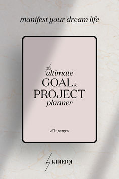 The Ultimate Goal & Project Planner, Planner printables of 31 pages. Digital instant download, PDF file. Manifestation of your dream life. Goal setting, project planner, tracker, daily, weekly, monthly planner planning. Pomodoro technique to track your producvitity. Prioritiy matrix, and many more templates inside!!! Shop the ultimate planner now for maximum producvitity. Clean minimal aesthetic design layout. #goal #success #producvitity #planner #plannerprintables #dreamlife #manifestation Life Goal Setting, Manifest Dream Life, Dream Life Manifestation, Manifestation Planner, Life Manifestation, Strategic Roadmap, To Do Checklist, Daily Weekly Monthly Planner, Inside Shop