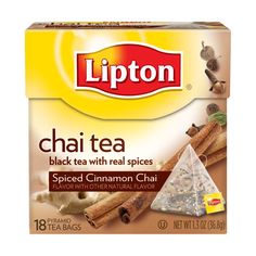 lipton chai tea spiced cinnamon chai