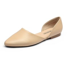 PRICES MAY VARY. Breathable PU Vamp: This breathable flat shoe keeps your feet dry and comfortable, you'll feel nothing even wearing it all day. Wear-Resistant TPR Sole: Lightweight and slip-resistant TPR sole, suitable for your everyday work. Classic Pointy Toe: Flats shoes women dressy with classic design, adds a touch of elegance for your outfits. Sophisticated D'orsay Design: The sides of the flat shoe are cut away, and the vamp of the shoe is cut close to the toes. They're super flattering Comfortable Closed Toe Slip-resistant Flats, Slip-resistant Closed Toe Comfortable Flats, Spring Slip-on Slip-resistant Flats, Comfortable Slip-resistant Closed Toe Flats, Non-slip Synthetic Flats, Slip-on Slip-resistant Flats With Flat Heel, Non-slip Closed Toe Synthetic Flats, Slip-resistant Slip-on Flats With Flat Heel, Comfortable Slip-resistant Flats