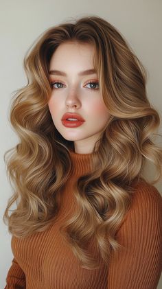 Retro waves Christmas hairstyle Hollywood Waves With Bangs, Hollywood Curls, Styling Guide, Glossy Hair, Hair Maintenance