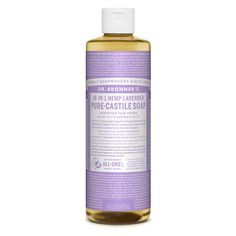 Dr. Bronner's Pure Castile Soap - Lavender - 16 oz Dr Bronners, Pure Castile Soap, Liquid Castile Soap, Lavender Soap, Organic Olive Oil, Castile Soap, Lavender Scent, Liquid Soap, Lavender Oil