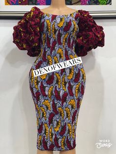 Embrace the beauty of African culture and express your unique sense of style with our Ankara Gown 👗  Elevate your wardrobe with this remarkable piece and become a vision of elegance and charm wherever you go.  It is a vibrant and exquisite dress that effortlessly combines tradition and style.  Crafted with meticulous attention to detail, this gown showcases the timeless beauty of African culture and the vibrant colors that define it. Accentuating the colors are delicate touches of red and bluish adding depth and contrast to the overall design.  Made from high-quality Ankara fabric, this gown not only looks stunning but also feels incredibly comfortable to wear.  Whether you're attending a wedding, a gala, or a special evening affair, our Ankara Gown is the perfect choice to make a bold fa Gown Ankara, Elastic Dress, Combination Dresses, African Print Dress Ankara, Dress With Ruffle Sleeves, Ankara Gown, African Fashion Women Clothing, Fabric Combinations, African Print Dress