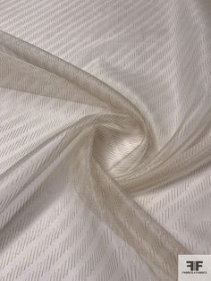 SKU: 14649 Content: Silk / Lurex Color: Off-White / Gold Width: 43 inches Gold Fabric, Silk Organza, Fabric Gifts, Fashion Fabric, Fabric By The Yard, Quality Fabric, White Gold, Off White, Yard