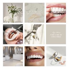 Dental Clinic Moodboard Inspiration Dental Clinic Instagram Design, Dental Office Instagram Feed, Dentistry Social Media, Dental Clinic Marketing Ideas, Dental Instagram Feed, Dental Clinic Instagram Feed, Dental Clinic Photography, Dental Clinic Names Ideas, Dental Clinic Aesthetic