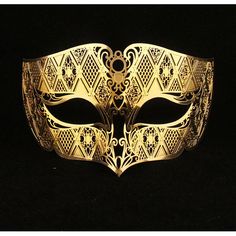 Male Masquerade Mask, Mascara Papel Mache, Gold Masquerade Mask, Mask Men, Mens Masquerade Mask, Metal Mask, Mask For Men, Men Party, Men Halloween