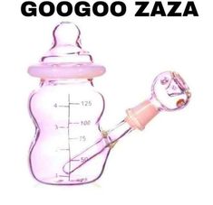 a baby pacifier with the words gooooo zaza on it's side