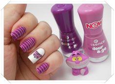 Cheshire Cat Nail Design with essence and Moyou London Cat Nail Designs, Cat Nail, Cat Nails, Great Nails, Cheshire Cat, Nail Design, Nail Designs, Nail Polish, Essence