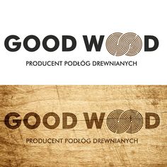 the logo for goodwood is made from wood and has an interesting pattern on it