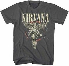 Neo Grunge, In Utero, Band Tee Shirts, Tokyo Street Fashion, Fashion 90s, Music Band, Mens Long Sleeve Tee, Soft Grunge