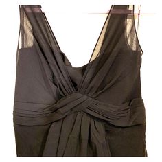 Elegant, Classy, Black Chiffon Formal Dress. Nwt (This Was An “Extra” Bridesmaid Dress. Beautiful And “Flowy” Chiffon Formal Dress, White By Vera Wang, Vera Wang Dresses, Vera Wang Dress, Black Chiffon, Dress Evening, Dress Beautiful, Vera Wang, Formal Dress