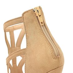 Flock Heels Peep Toe Sandals Suede Open Toe Wedge Sandals For Party, Basic Boots, Summer Boots, Roman Sandals, High Heels Sandals, Peep Toe Shoes, Pu Heels, Blue Heels, Peep Toe Sandals