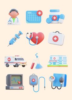 Medical & Doctor 3D Icon Medical Design Graphics, Pharmacy Clipart, Medicine Icon, Doctor Illustration, Doctor Icon, Poster Social Media, Medical Marketing, Medical Animation, Adobe Illustrator Design