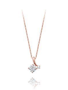 Editor's NoteSTONEHENgE Jewelry presents a classic and elegant brand image under the slogan of ‘Beautiful Moments’. - Cubic in two different sizes- Falling design with a slight curve- 14K Rose gold used- Feminine and classic mood  Measurements (in.)- Size: 0.28 in. * 0.37 in.- Chain Length: 15.75 in. Composition & Care- 14K Rose Gold, Cubic Zirconia- Avoid direct heat and moisture- Keep it in a sealed bagDesigner- by STONEHENgE Classic Mood, Elegant Branding, Brand Image, Stonehenge, Accessories Jewelry Necklace, Beautiful Moments, Women Accessories Jewelry, Chain Lengths, Chain Length