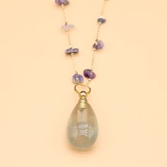 SPECIFICATIONS Style: TRENDY Shape\pattern: Square Pendant Size: 14x46mm Metals Type: Copper Material: Fluorite Material: Semi-precious Stone Fine or Fashion: Fashion Chain Type: Strand Perfume Necklace, Bottle Pendant, Square Pendant, Copper Material, Healing Powers, Jewelry Inspo, Emotional Healing, Perfume Bottle, Shape Pattern