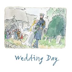 Wedding 1 | Quentin Blake Quentin Blake Illustrations, Notebook Sketches, Horse Story, Quentin Blake, Loose Watercolor, E Card, Pen Drawing, Ink Pen Drawings, Childrens Illustrations