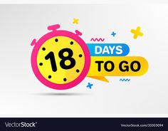 Days To Go Countdown, Sale Announcement, Go Sign, Professional Email Signature, Professional Email, Countdown Timer, Day Left, Camping Crafts, Days Left