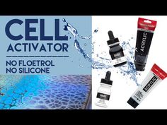 three different types of gels and toothpaste on top of each other with the words cell activator