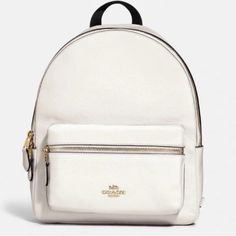 Nwt Coach Pebble Leather Backpack F29004 Large Size Color: Chalk Includes: Interior Zip Pocket Two Interior Slip Pockets Front Zip Pocket Adjustable Shoulder Straps Top Handle No Dust Bag Luxury Casual Coach Backpack, Casual Luxury Coach Backpack, Luxury Coach Casual Backpack, Classic Textured Leather Backpack Bag, White Coach Backpack For Travel, Luxury Leather Backpack In Cream, Luxury Cream Leather Backpack, Classic Coach Leather Backpack With Zipper, Classic Coach Leather Backpack With Zipper Closure