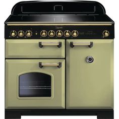 an old fashioned stove with two ovens on it's front and back sides