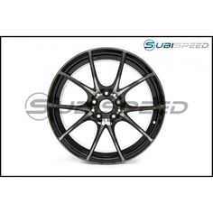 an image of a black wheel with spokes on a white background and the words sub speed