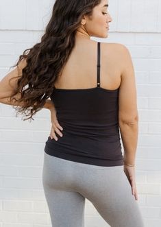 Introducing our buttery soft Cami with a built-in bra for ultimate support and comfort in your base layer. Featuring a V neckline, supportive straps, and removable padding, this Cami provides smoothing coverage for all-day wear. Say goodbye to uncomfortable bras and hello to effortless style and comfort with our Built-In Bra Cami. Machine Wash Cold, Gentle Cycle. Do Not Use Fabric Softener. Inside Out. Only Non-Chlorine Bleach When Needed. Dry Flat. Do Not Iron. Versatile Tank Top With Built-in Bra And 4-way Stretch, Versatile Activewear With Built-in Bra And Tank Straps, Supportive Shapewear Tank Top With Built-in Bra, Gym Camisole With Built-in Bra And Tank Straps, Supportive Stretch Nursing Bra With Built-in Bra, Medium Support Camisole With Built-in Bra, Sports Camisole With Built-in Bra And Stretch, Athleisure Camisole With Built-in Bra, Shaping Activewear With Built-in Bra