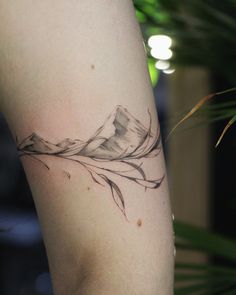 🌿⛰️ Husband Wife Tattoos, Watercolor Mountains Tattoo, Boss Tattoo, Mountain Tattoo Simple, Wife Tattoo, Forest Tattoos, Tattoo Portfolio